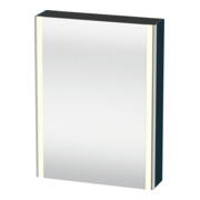 Duravit Uni-Armoire miroir XSquare à brancher CH 60x15x80cm, 1 porte, sans ES, à gauche, bleu satiné