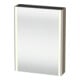 Duravit Uni-Armoire miroir XSquare avec prise F 60x15x80 cm, 1 porte, sans ES, raccord gauche, blanc-1