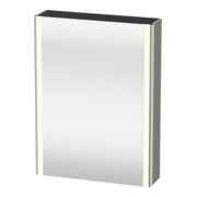 Duravit Uni-Armoire miroir XSquare encastré F 60x15x80cm, 1 porte, sans ES, à gauche, verre satiné m