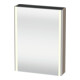 Duravit Uni-Armoire miroir XSquare encastrée CH 60x15x80cm, 1 porte, sans ES, à droite, base mate-1