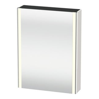Duravit Uni-Armoire miroir XSquare encastrée H60xI15xP80cm, 1 porte, sans ES, à droite, sans miroir lumineux