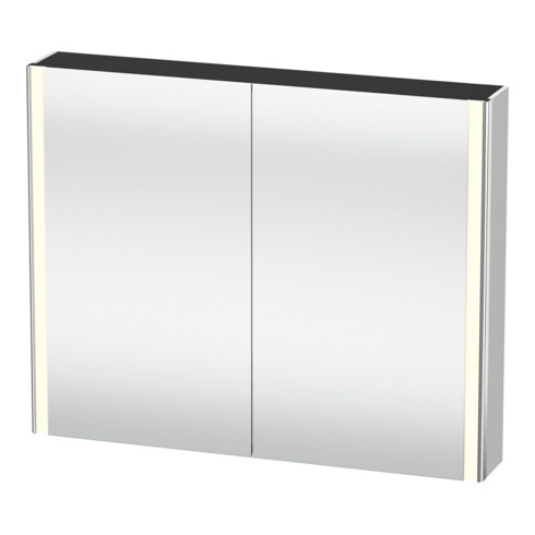 Duravit Uni-Armoire miroir XSquare Prise CH 100x80x15,5 cm, 2 portes, LED, suspendue