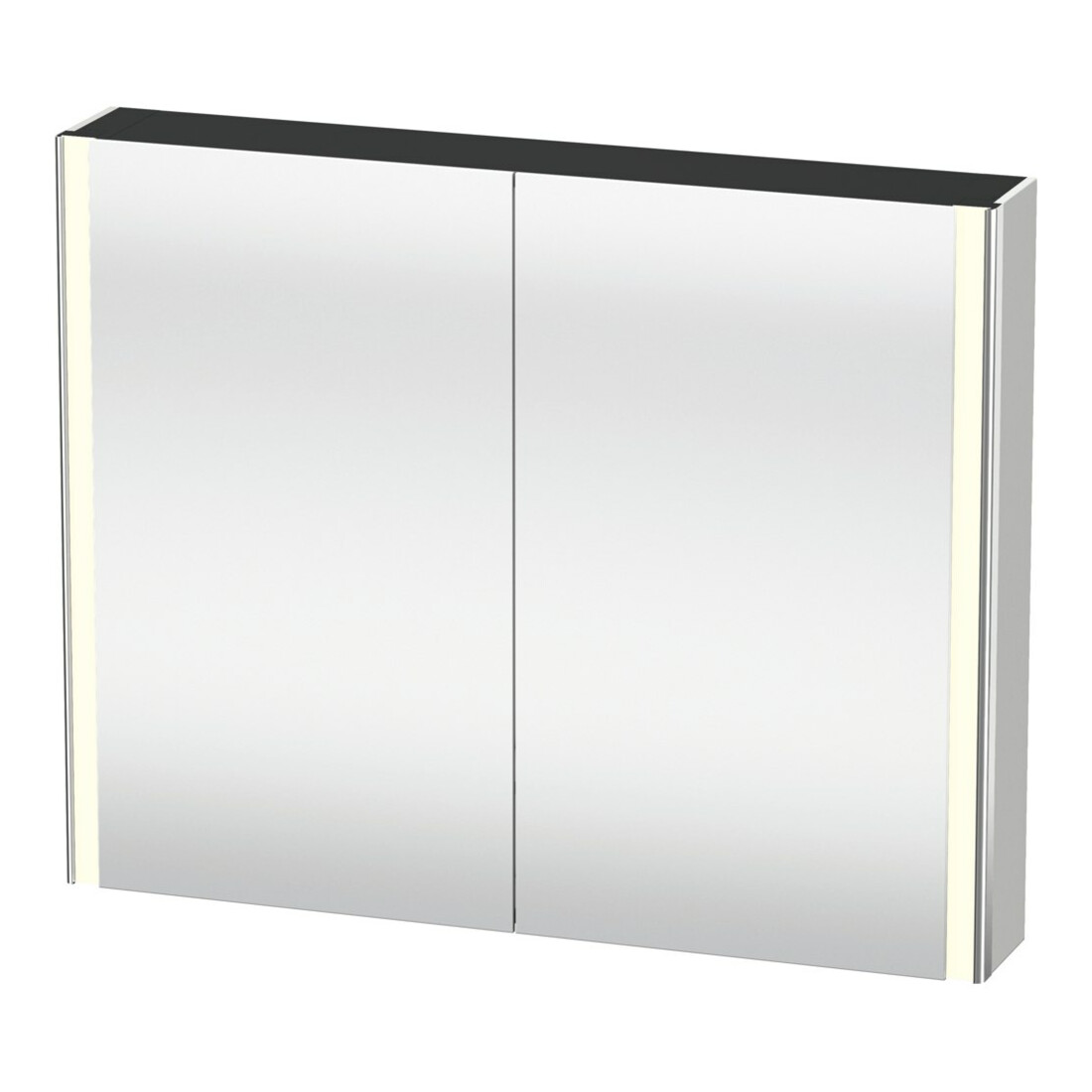 Duravit Uni-Armoire miroir XSquare Prise CH 100x80x15,5 cm, 2 portes, LED, suspendue