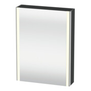 Duravit Uni-Armoire miroir XSquare prise CH 60x15x80 cm, 1 porte, sans ES, à droite, graph ma