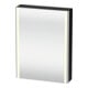Duravit Uni-Armoire miroir XSquare prise CH 60x15x80cm, 1 porte, sans ES, à droite, blanc brillant-1