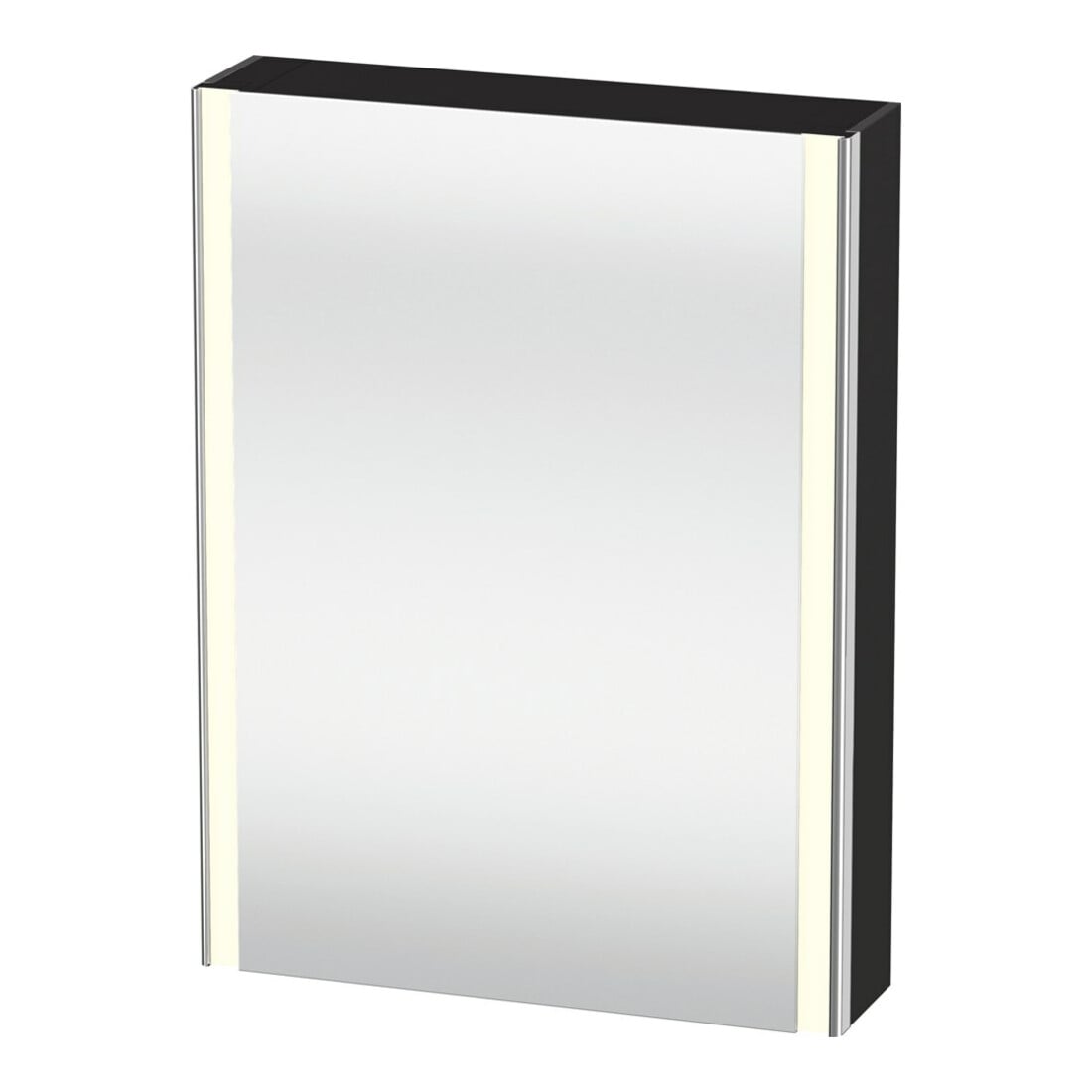 Duravit Uni-Armoire miroir XSquare prise CH 60x15x80cm, 1 porte, sans ES, à droite, gris mat