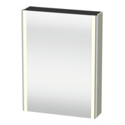 Duravit Uni-Armoire miroir XSquare prise CH 60x15x80cm, 1 porte, sans ES, à droite, T s-mat