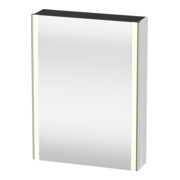 Duravit Uni-Armoire miroir XSquare prise CH 60x15x80cm, 1 porte, sans ES, à gauche, blanc brillant