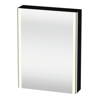 Duravit Uni-Armoire miroir XSquare Steckd. H 60xI 15xP 80 cm, 1 porte, sans ES, à gauche, blanc œuf