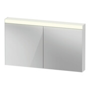 Duravit Uni-Spiegelschrank Best Version 131x76x14,8cm, 27 Watt, 2 Türen, LED