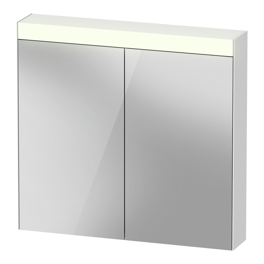 Duravit Uni-Spiegelschrank Bett. Version 81x14,8x76cm, 13 W, 2 Türen, LED