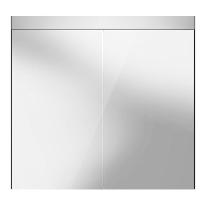 Duravit Uni-Spiegelschrank Bett. Version 81x14,8x76cm, 13 W, 2 Türen, LED