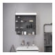 Duravit Uni-Spiegelschrank Bett. Version Anschl re, 61x14,8x76cm, 1 Tür, 9 W, LED