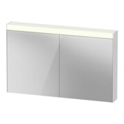 Duravit Uni-Spiegelschrank Good Version 121x76x14,8cm, 2 Türen, LED