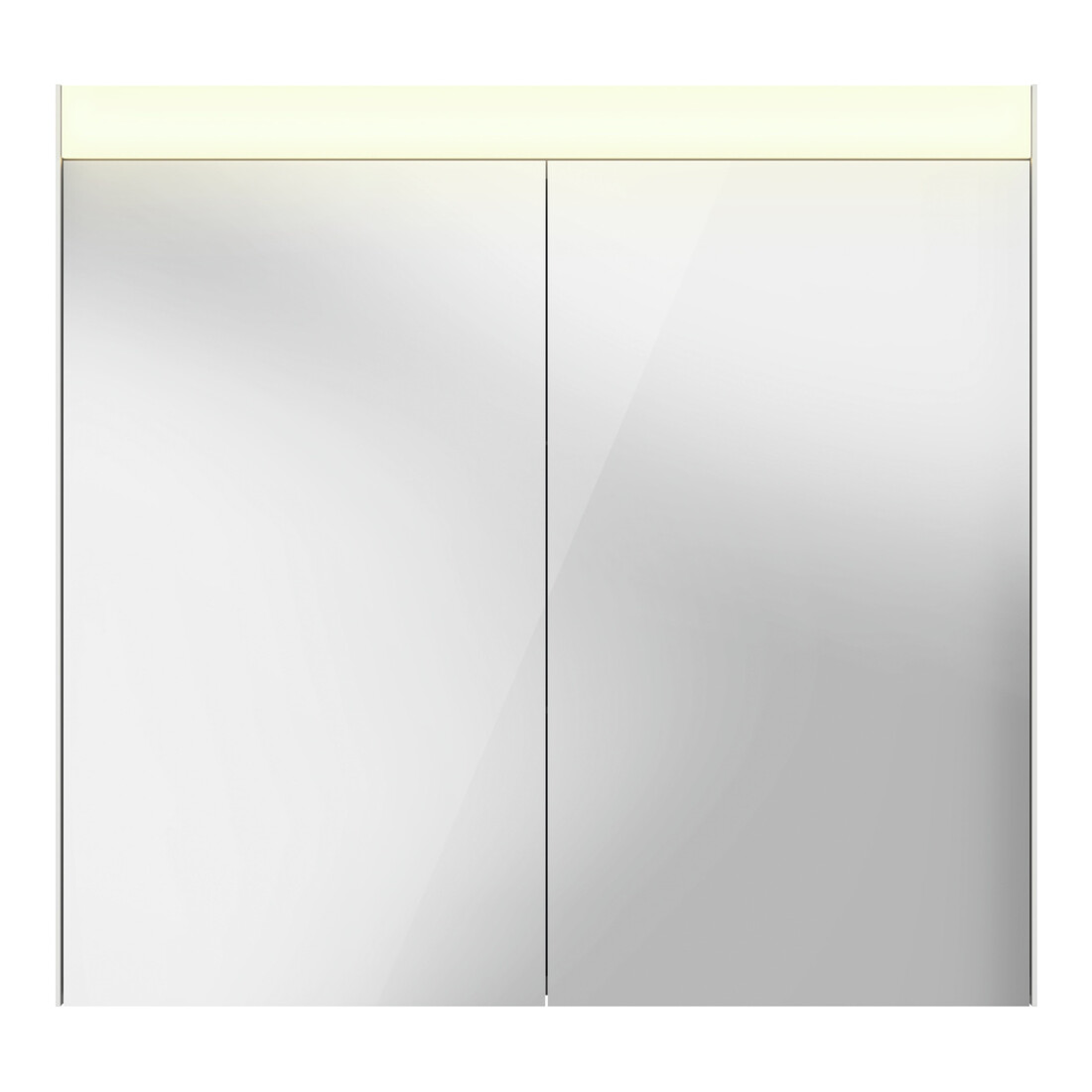 Duravit Uni-Spiegelschrank Good Version 81x76x14,8cm, 2 Türen, LED
