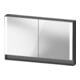 Duravit Uni-Spiegelschrank Typ E Qatego 120x75x15,5cm, graph ma, 2 Tür., wandhängend-1