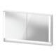 Duravit Uni-Spiegelschrank Typ E Qatego 120x75x15,5cm, we. ma, 2 Tür., wandhängend-1