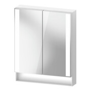 Duravit Uni-Spiegelschrank Typ E Qatego 60x75x15,5cm, we. ma, 2 Tür., wandhängend
