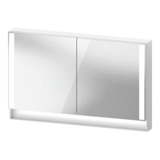 Duravit Uni-Spiegelschrank Typ F Qatego 120x75x15,5cm, we. ma, 2 Tür., wandhängend