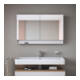 Duravit Uni-Spiegelschrank Typ F Qatego 120x75x15,5cm, we. ma, 2 Tür., wandhängend