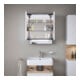 Duravit Uni-Spiegelschrank Typ F Qatego 60x75x15,5cm, we. ma, 2 Tür., wandhängend
