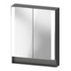 Duravit Uni-Spiegelschrank Typ J Qatego 60x75x15,5cm, graph ma, 2 Tür., wandhängend-1