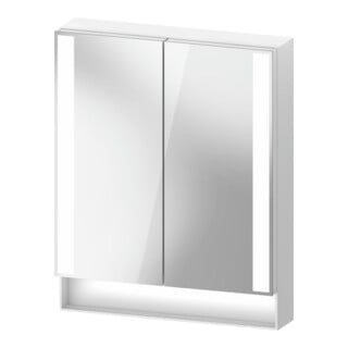 Duravit Uni-Spiegelschrank Typ J Qatego 60x75x15,5cm, we. ma, 2 Tür., wandhängend