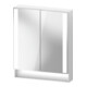 Duravit Uni-Spiegelschrank Typ J Qatego 60x75x15,5cm, we. ma, 2 Tür., wandhängend-1