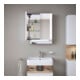 Duravit Uni-Spiegelschrank Typ J Qatego 60x75x15,5cm, we. ma, 2 Tür., wandhängend