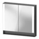 Duravit Uni-Spiegelschrank Typ J Qatego 80x75x15,5cm, graph ma, 2 Tür., wandhängend-1