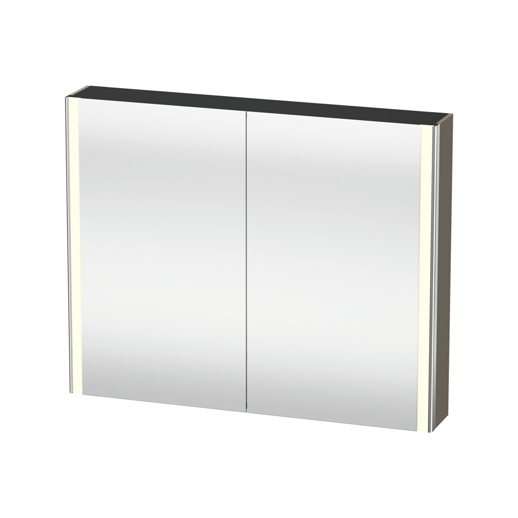 Duravit Uni-Spiegelschrank XSquare Steckd. CH 100x80x15,5cm, f G m, 2 Tür, LED, wandhängend