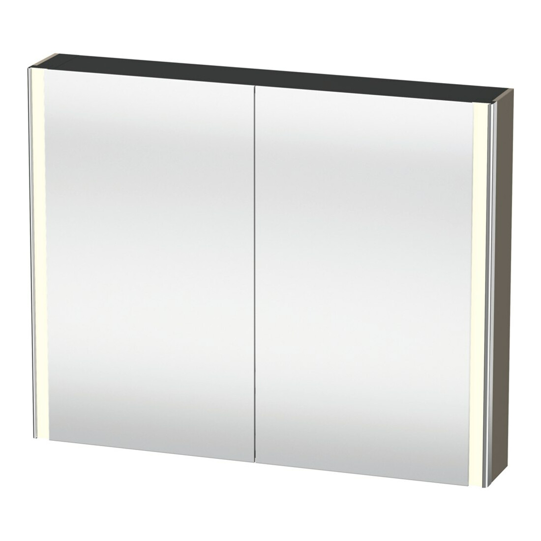 Duravit Uni-Spiegelschrank XSquare Steckd. CH 100x80x15,5cm, f G m, 2 Tür, LED, wandhängend