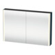 Duravit Uni-Spiegelschrank XSquare Steckd. CH 120x80x15,5cm, bl m, 2 Tür, LED, wandhängend-1