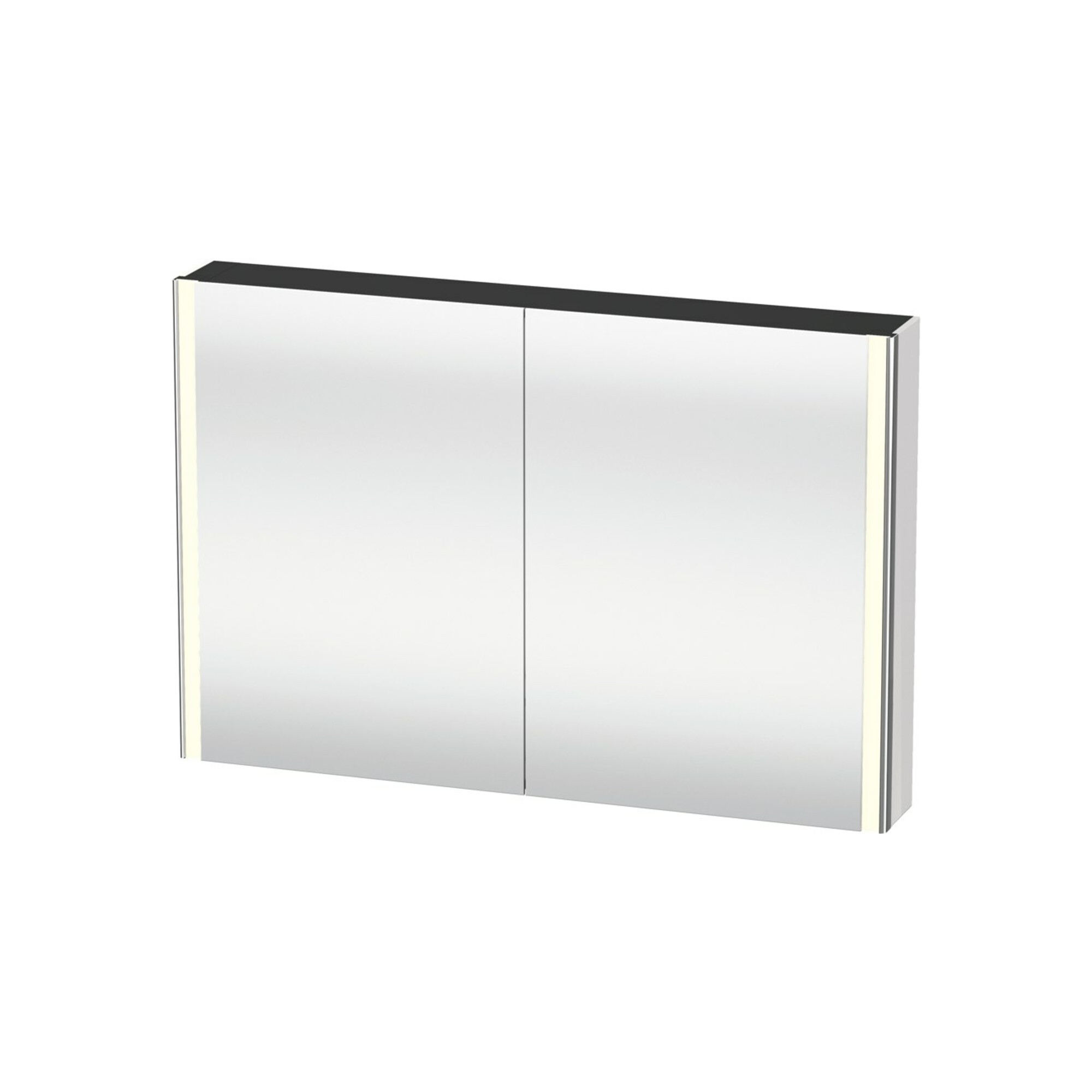 Duravit Uni-Spiegelschrank XSquare Steckd. CH 120x80x15,5cm, w hgl, 2 Tür, LED, wandhängend