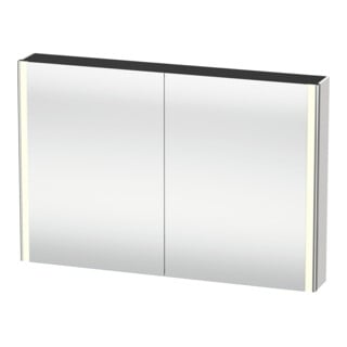 Duravit Uni-Spiegelschrank XSquare Steckd. CH 120x80x15,5cm, w m, 2 Tür, LED, wandhängend