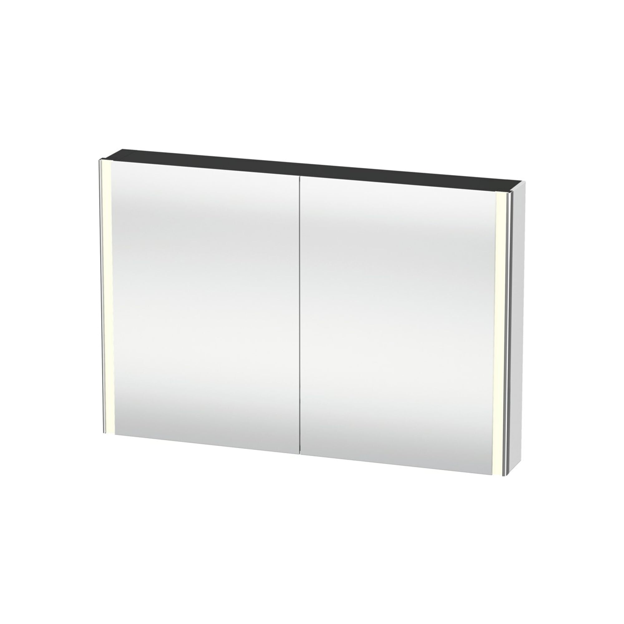 Duravit Uni-Spiegelschrank XSquare Steckd. CH 120x80x15,5cm, we. ma, 2 Tür, LED, wandhängend