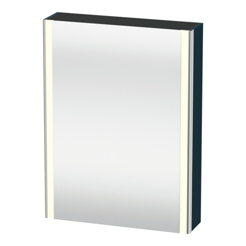 Duravit Uni-Spiegelschrank XSquare Steckd. CH 60x15x80cm, 1 Tür, o ES, An L, bl s-matt
