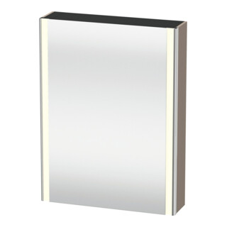 Duravit Uni-Spiegelschrank XSquare Steckd. CH 60x15x80cm, 1 Tür, o ES, An li, bas. ma