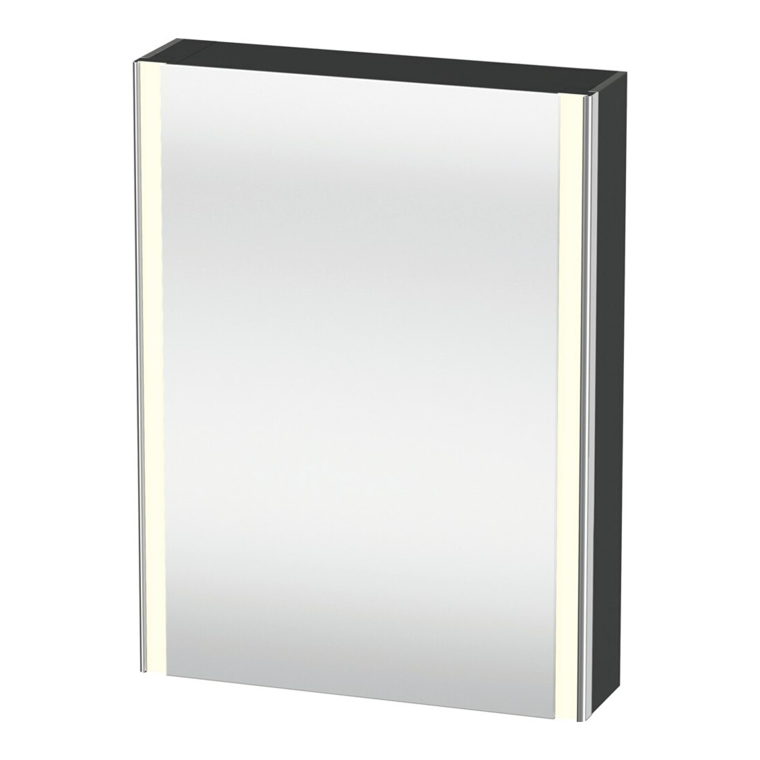 Duravit Uni-Spiegelschrank XSquare Steckd. CH 60x15x80cm, 1 Tür, o ES, An li, graph ma