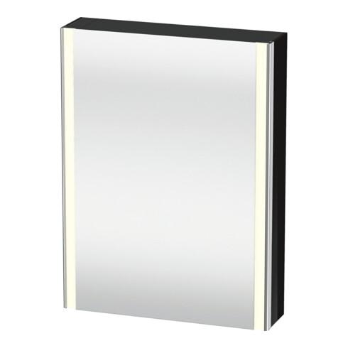 Duravit Uni-Spiegelschrank XSquare Steckd. CH 60x15x80cm, 1 Tür, o ES, An li, sw hgl