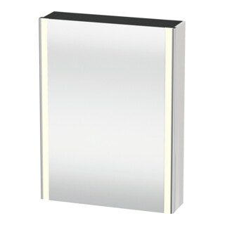 Duravit Uni-Spiegelschrank XSquare Steckd. CH 60x15x80cm, 1 Tür, o ES, An li, we. hgl