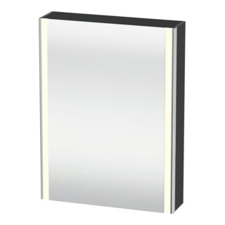 Duravit Uni-Spiegelschrank XSquare Steckd. CH 60x15x80cm, 1 Tür, o ES, An re, graph ma
