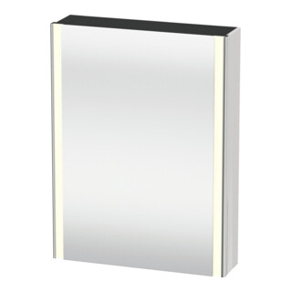 Duravit Uni-Spiegelschrank XSquare Steckd. CH 60x15x80cm, 1 Tür, o ES, An re, we. matt