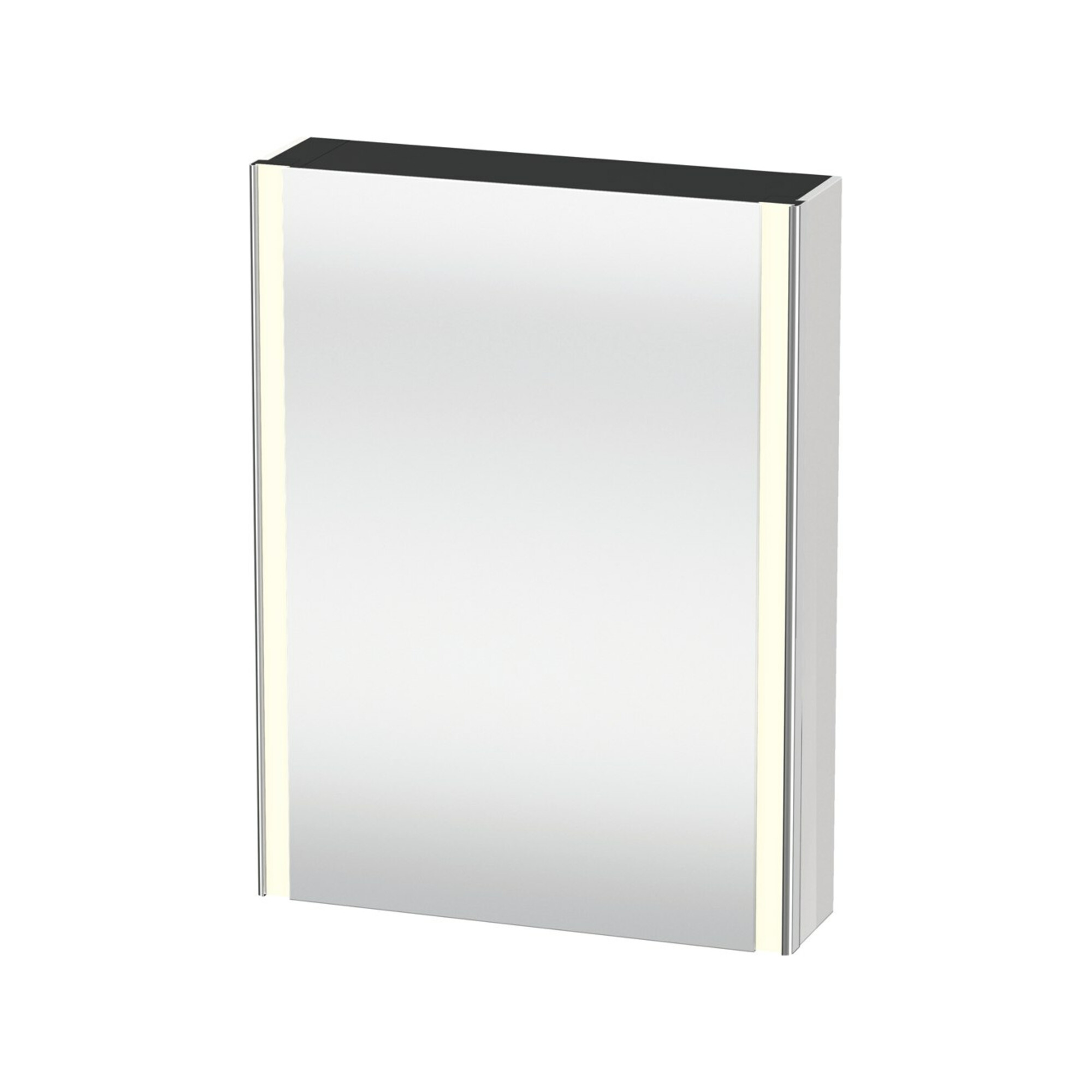 Duravit Uni-Spiegelschrank XSquare Steckd. CH 60x15x80cm, 1 Tür, o ES, An re, we. matt