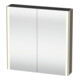 Duravit Uni-Spiegelschrank XSquare Steckd. CH 80x80x15,5cm, f G m, 2 Tür, LED, wandhängend-1