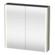 Duravit Uni-Spiegelschrank XSquare Steckd. CH 80x80x15,5cm, st-g m, 2 Tür, LED, wandhängend-1