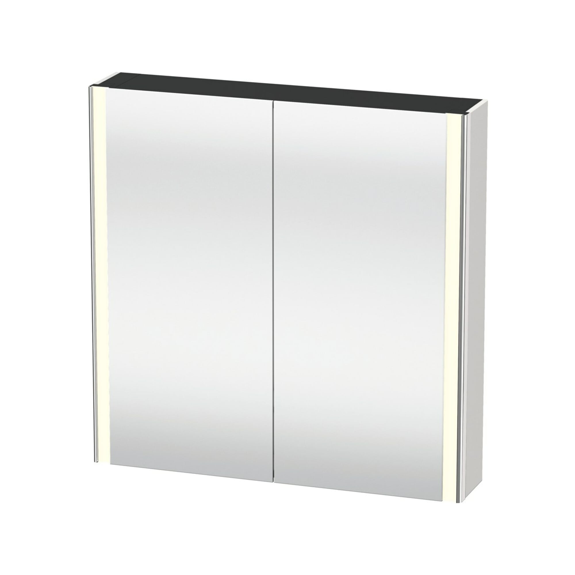 Duravit Uni-Spiegelschrank XSquare Steckd. CH 80x80x15,5cm, w m, 2 Tür, LED, wandhängend
