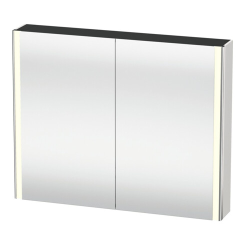Duravit Uni-Spiegelschrank XSquare Steckd. F 100x80x15,5cm, w m, 2 Tür, LED, wandhängend