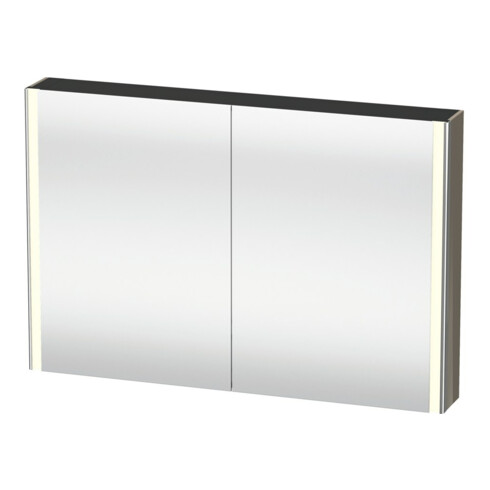Duravit Uni-Spiegelschrank XSquare Steckd. F 120x80x15,5cm, f G g, 2 Tür, LED, wandhängend