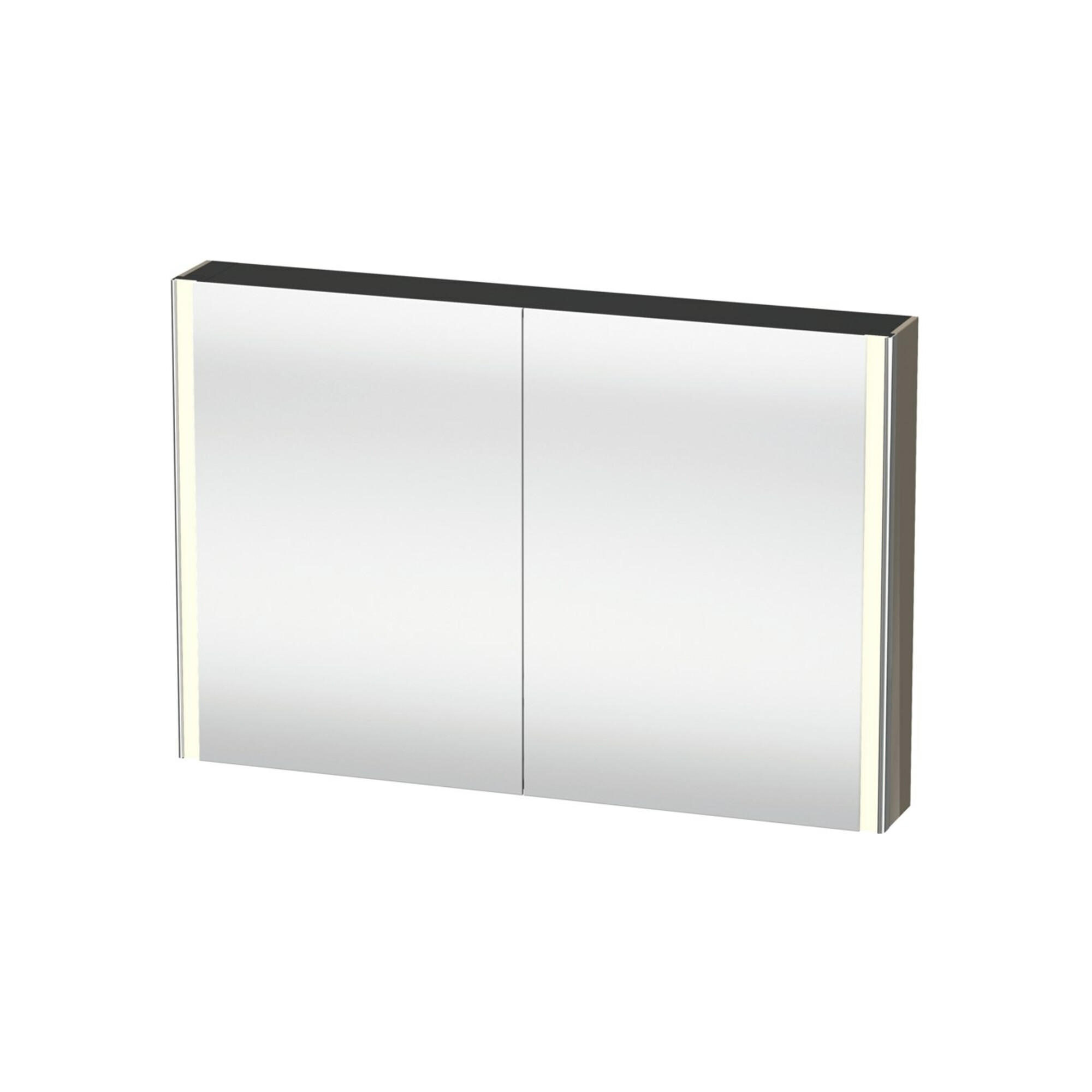 Duravit Uni-Spiegelschrank XSquare Steckd. F 120x80x15,5cm, f G g, 2 Tür, LED, wandhängend